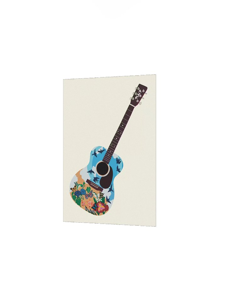 Miki P Guitar Print product image (2)