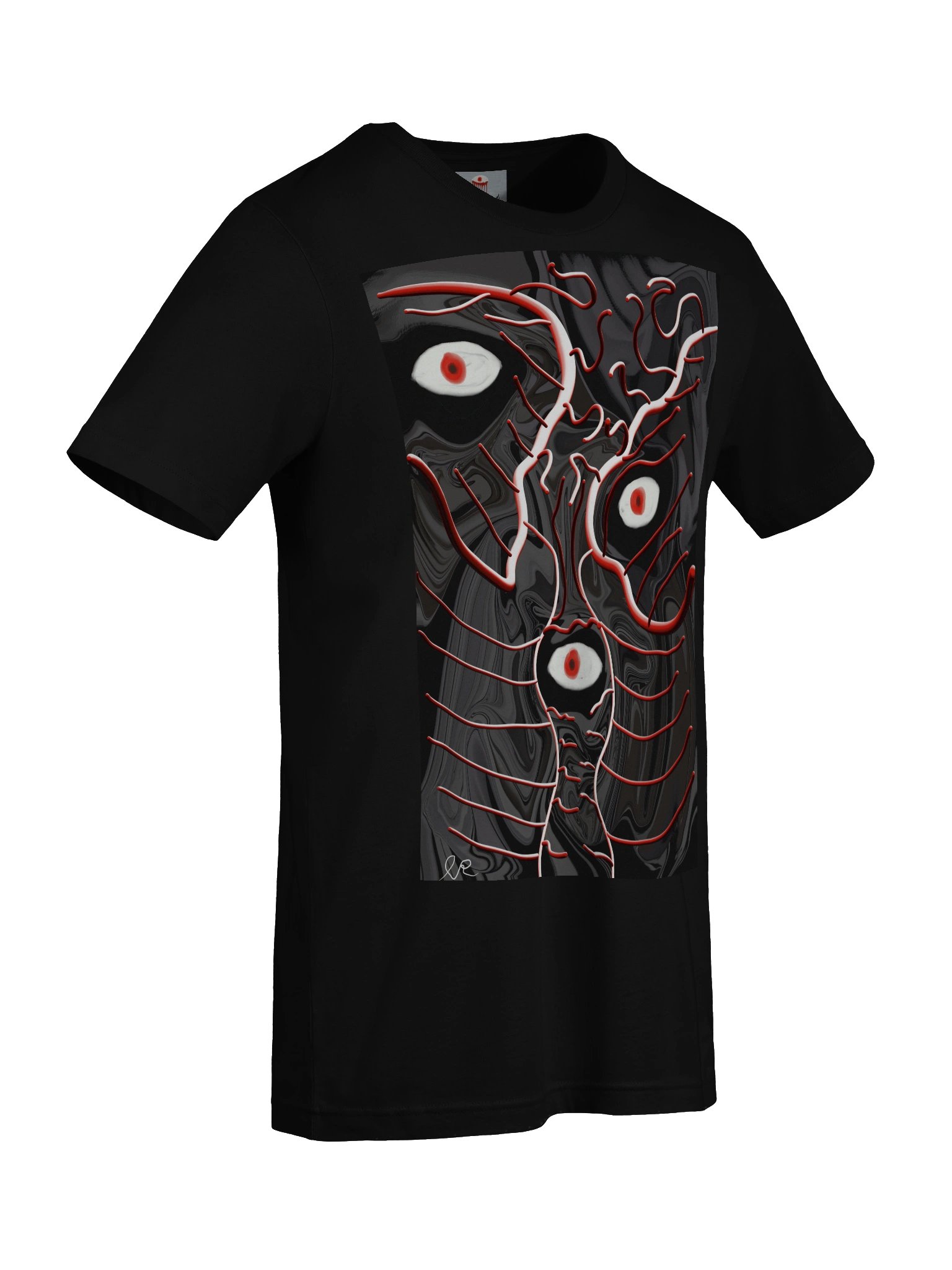 Marbled Venation Tee — The Artsy Brain x Bella+Canvas product image (9)