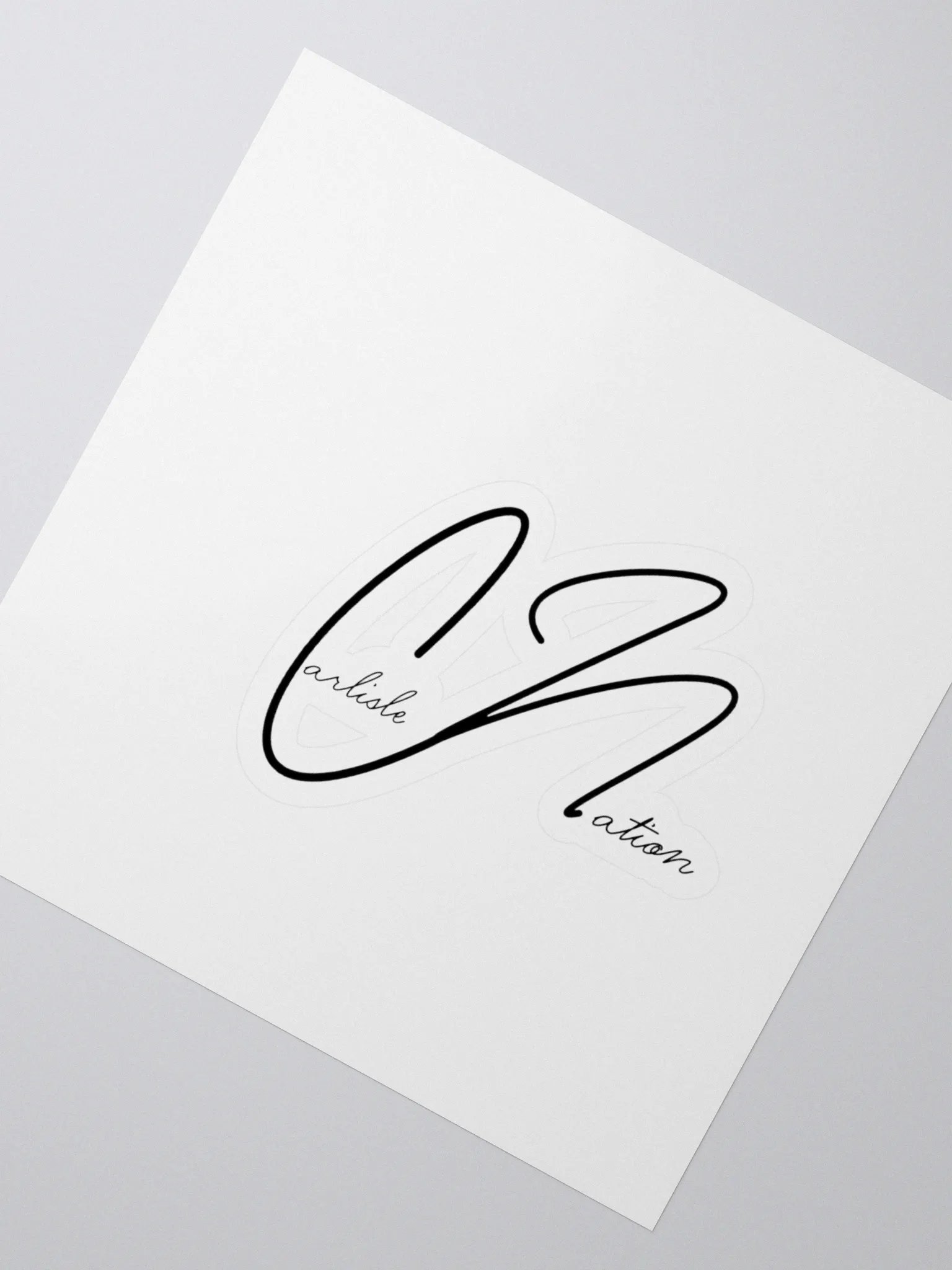 CN Cursive Sticker product image (2)