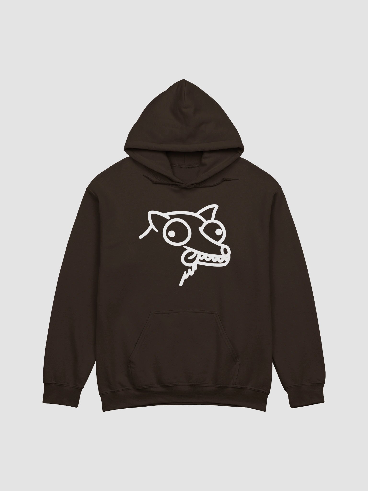 Derp in White - Hoodie product image (1)
