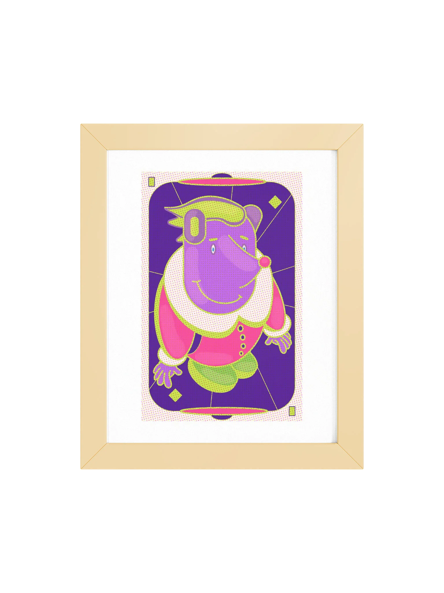 smiling character illustration product image (4)