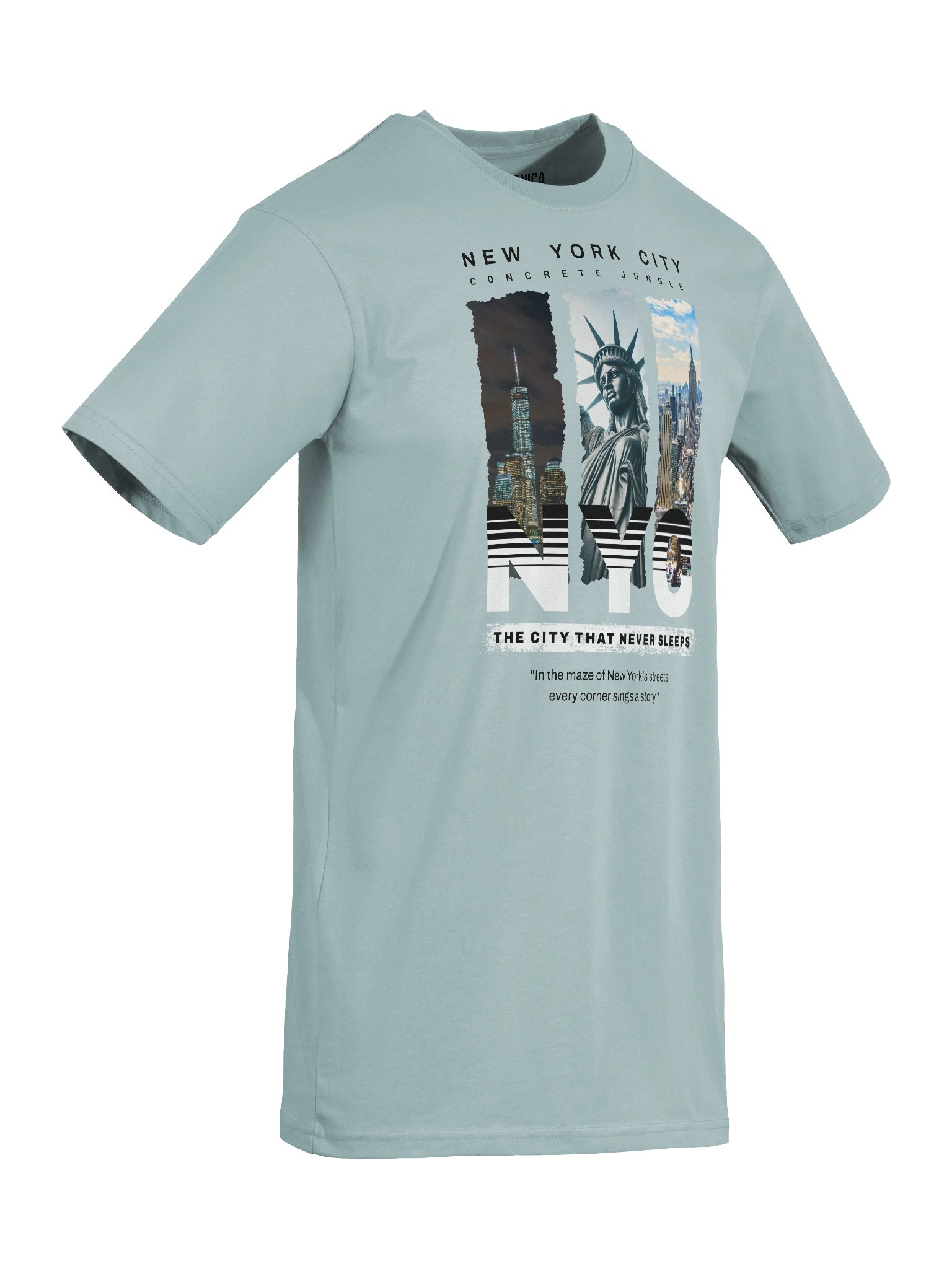 NYC Concrete Jungle Premium Unisex Light Tee product image (2)