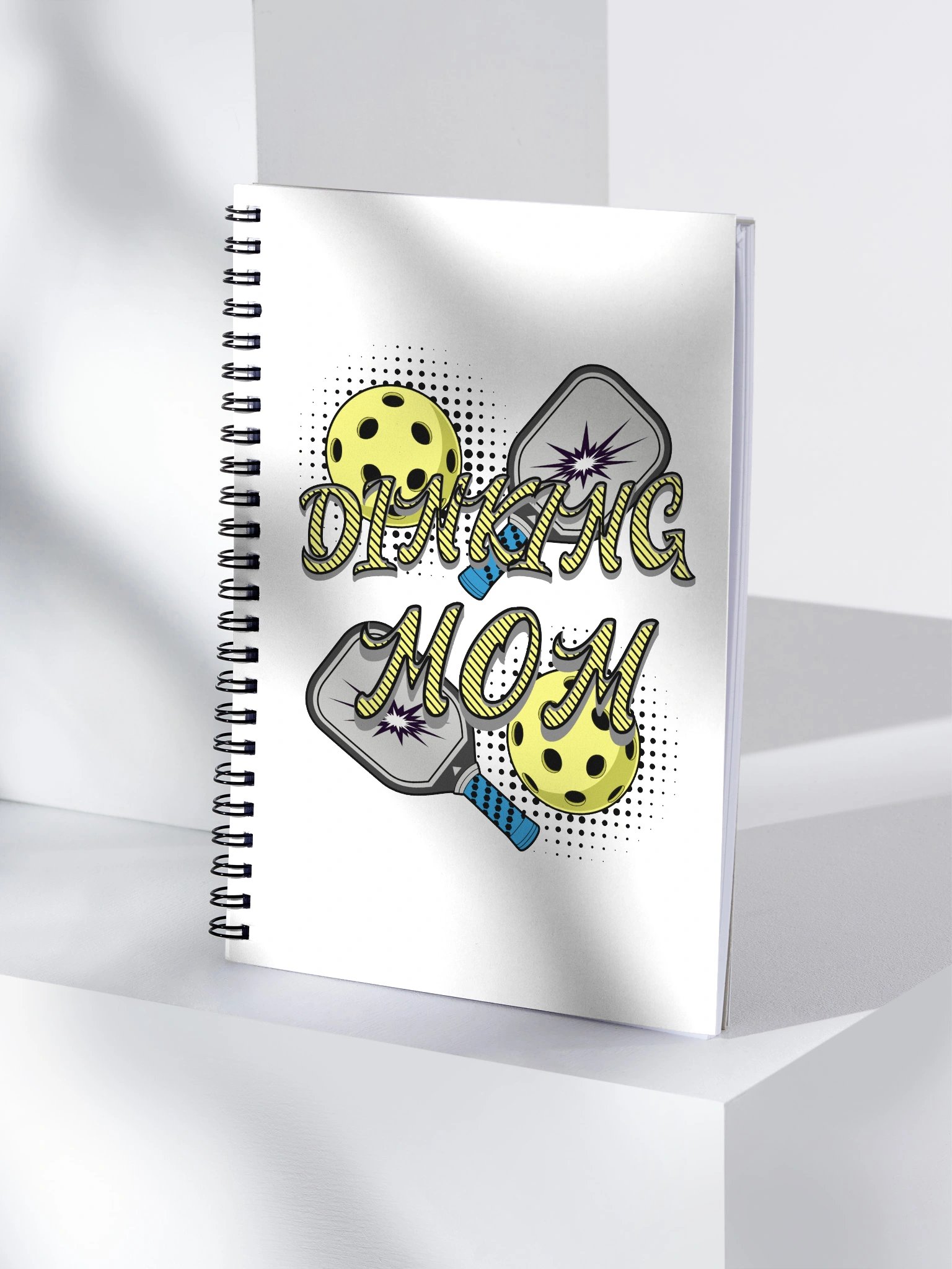 Dinking Mom Pickleball Spiral Notebook product image (1)