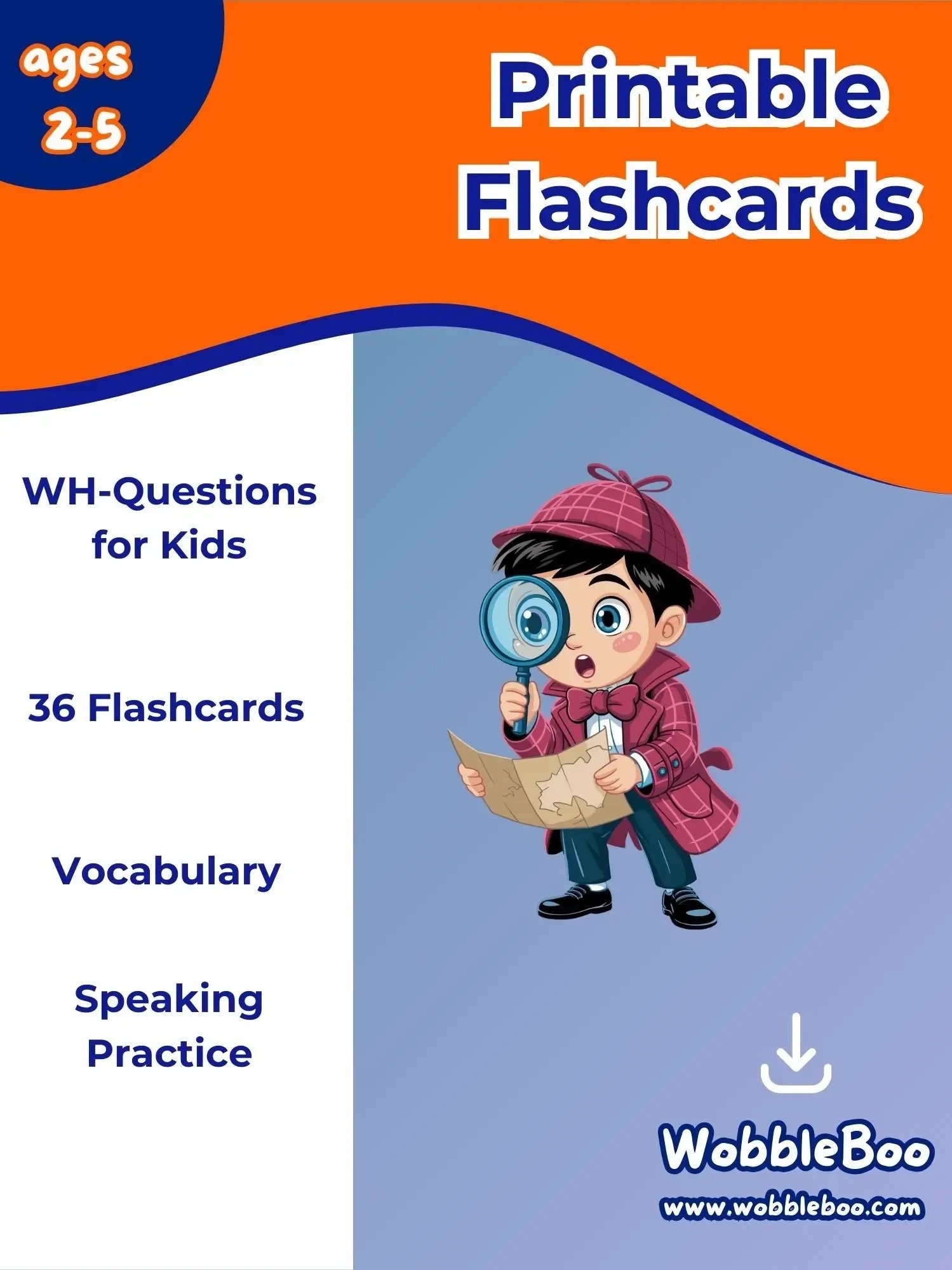WH Questions Flashcards for Kids product image (1)
