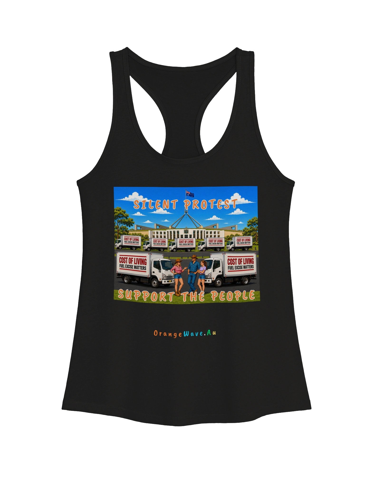 Silent Protest Support The People Tank product image (1)