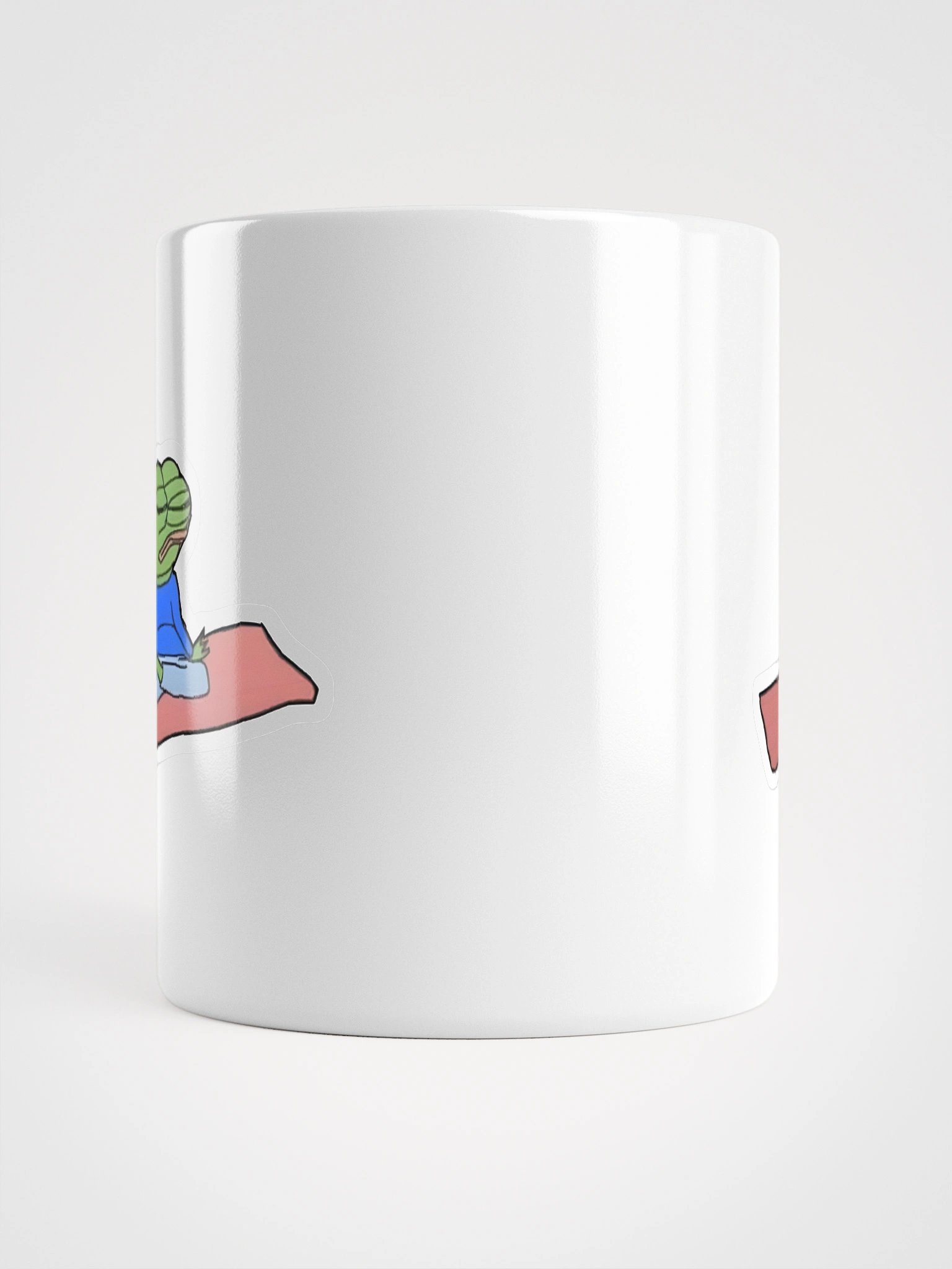 Zen Pepe Mug – Funny Meditating Frog Coffee Mug | 11oz Mindfulness Meme Gift product image (2)