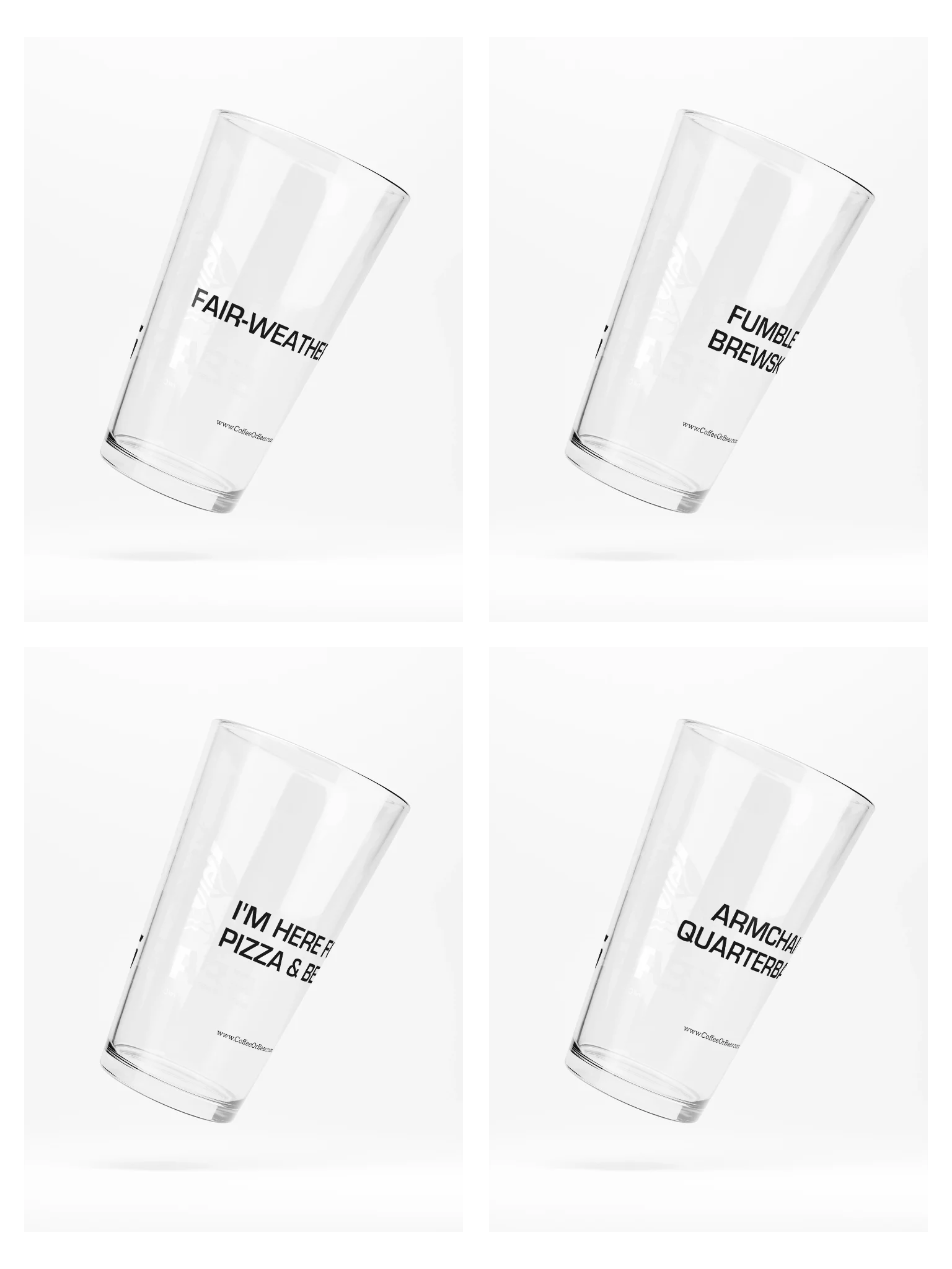 Seagles 4 Pint Glasses Set product image (2)