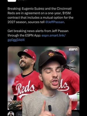 Low cost. Big power. Is Geno Suárez the steal of the offseason? 👀⚾️ #MLB #MLBTalk #HotStove #OffseasonMoves #BaseballDebate