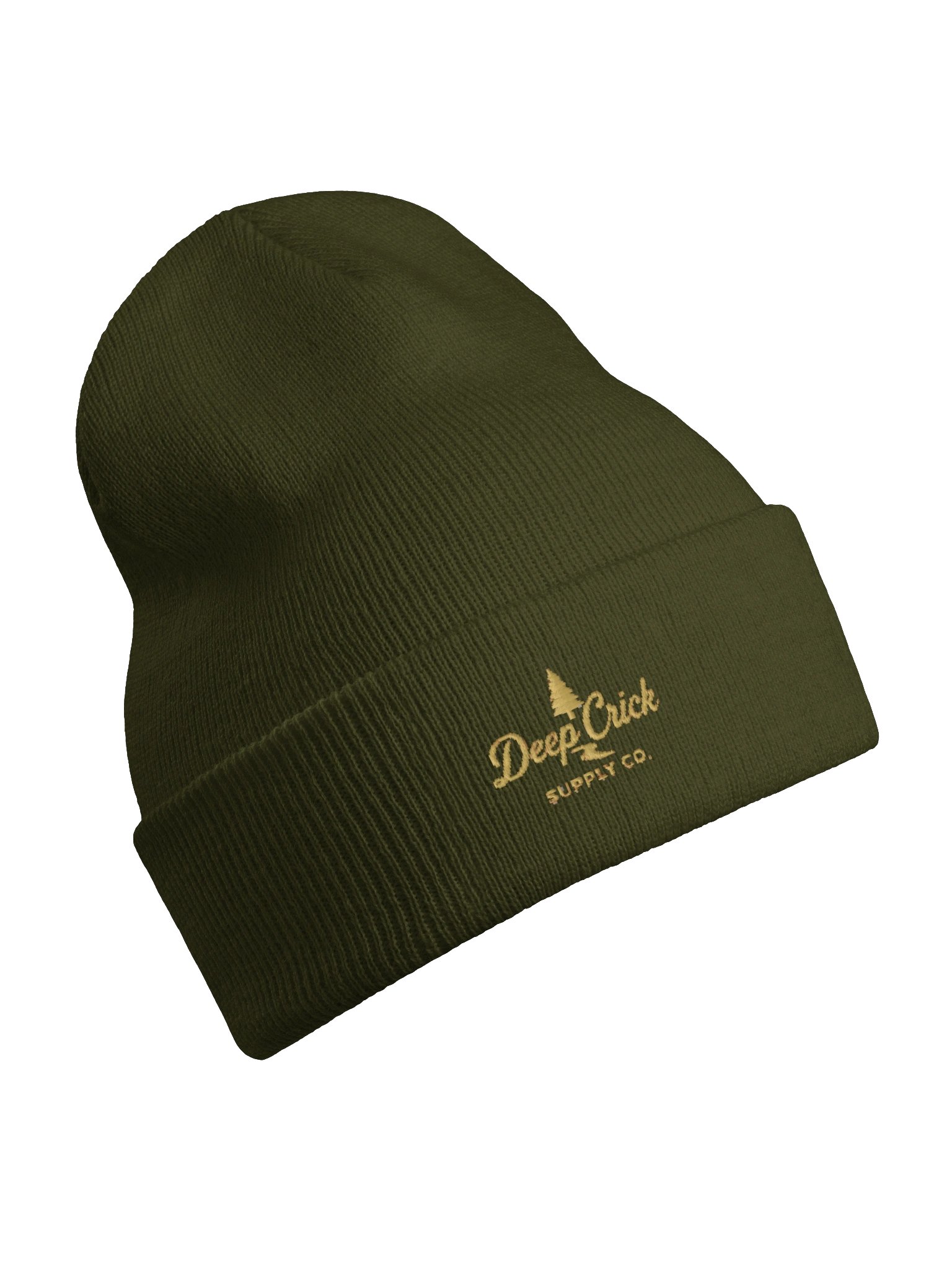 Deep Crick Supply Co. Pine Logo Cuffed Beanie product image (8)