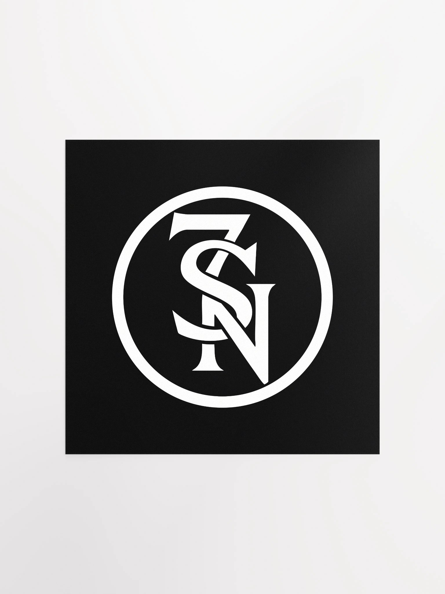 Seven Shades of Nothing White Logo on Enhanced Matte Poster product image (1)