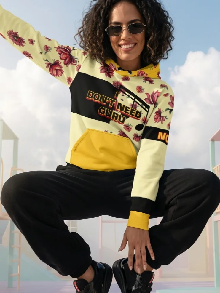 Flower thoughts-cotton hoodie-Gang edition product image (5)