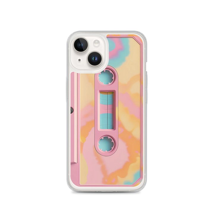 Retro pink Cassette Tape iPhone® Case product image (4)