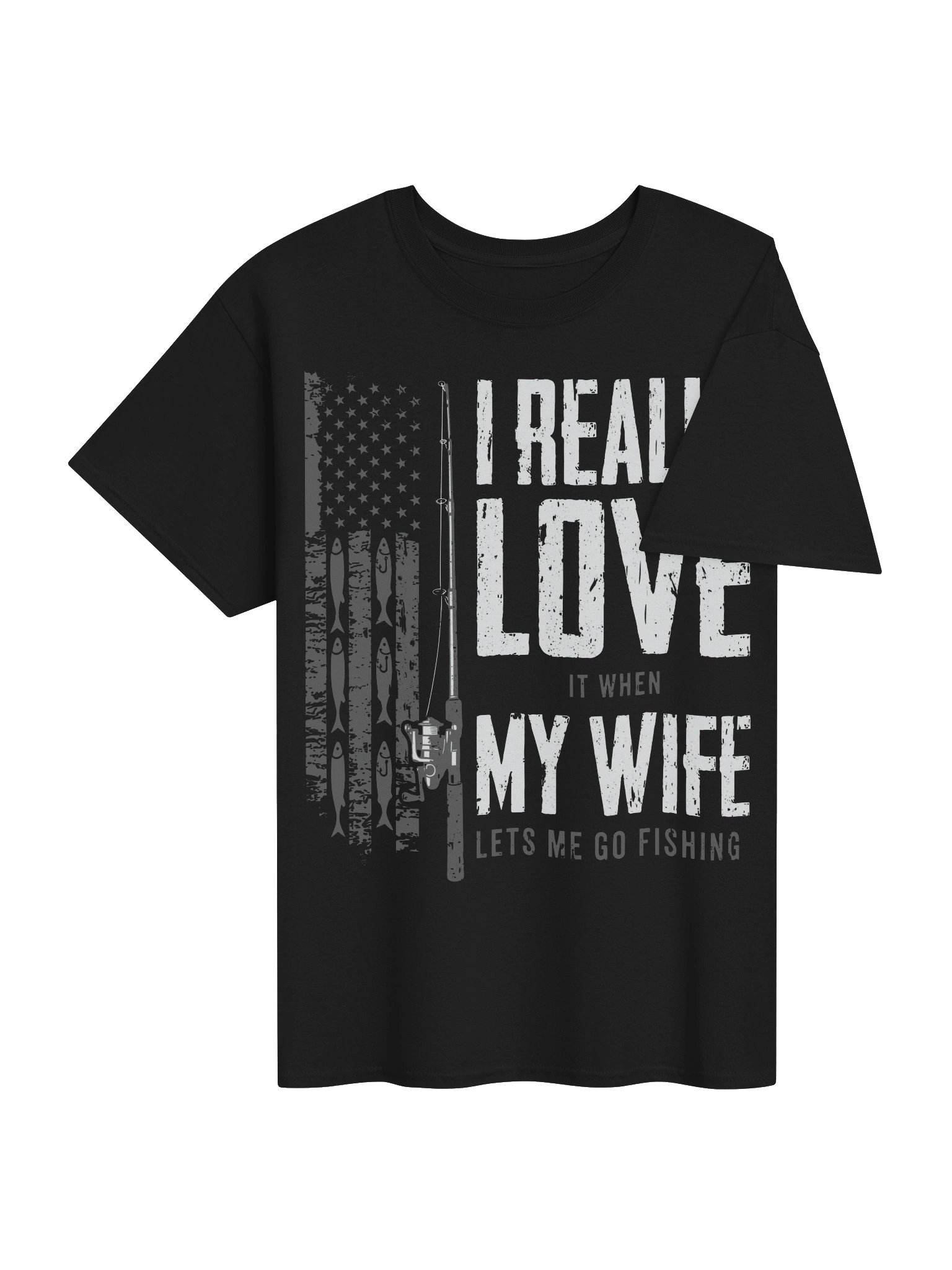 I Love My Wife Funny Fishing Shirt product image (4)