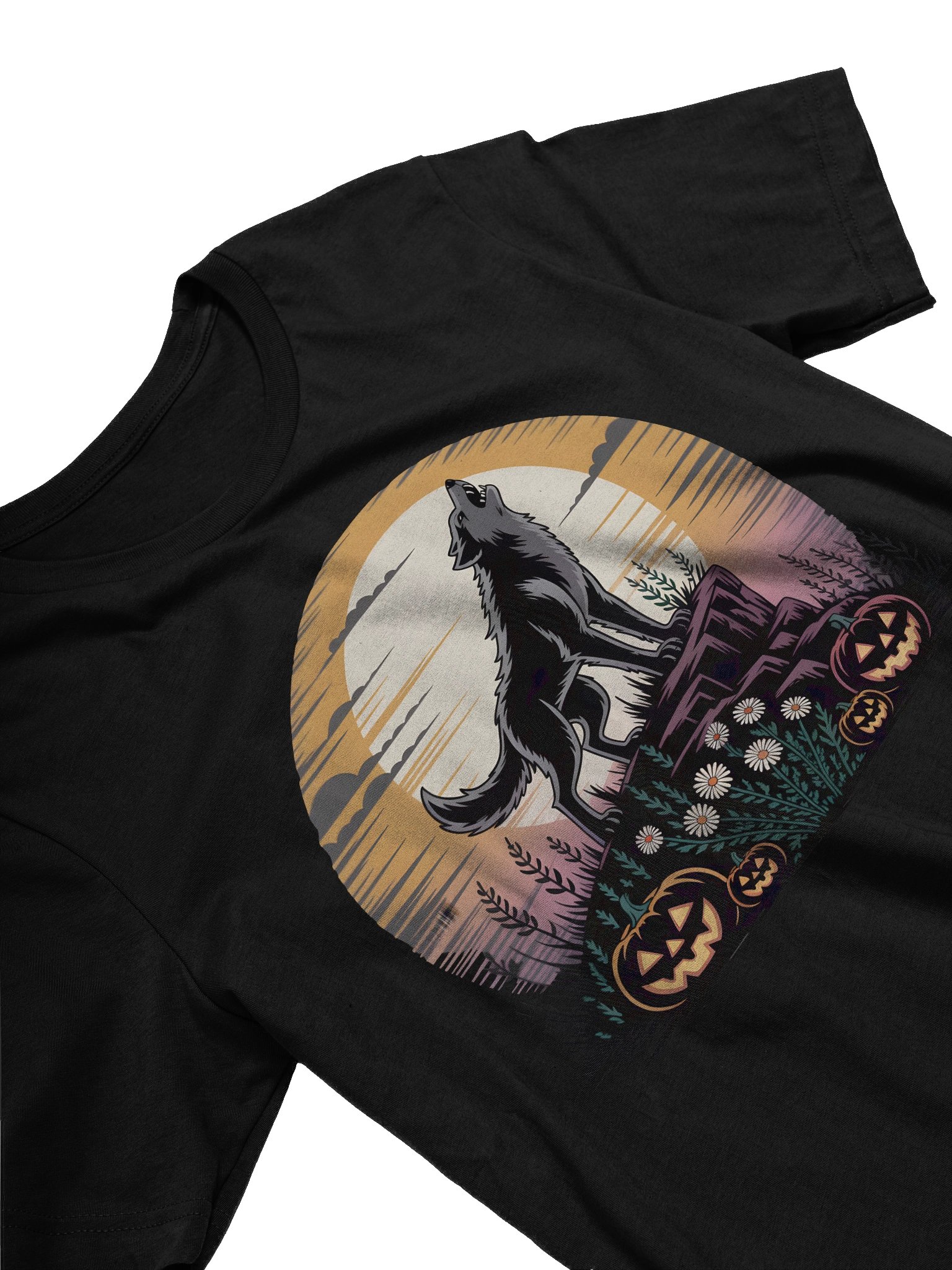 Howling Wolf Moon T-Shirt product image (7)