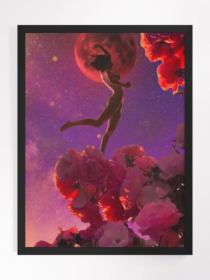 Moon Runs Red Framed Print product image (2)