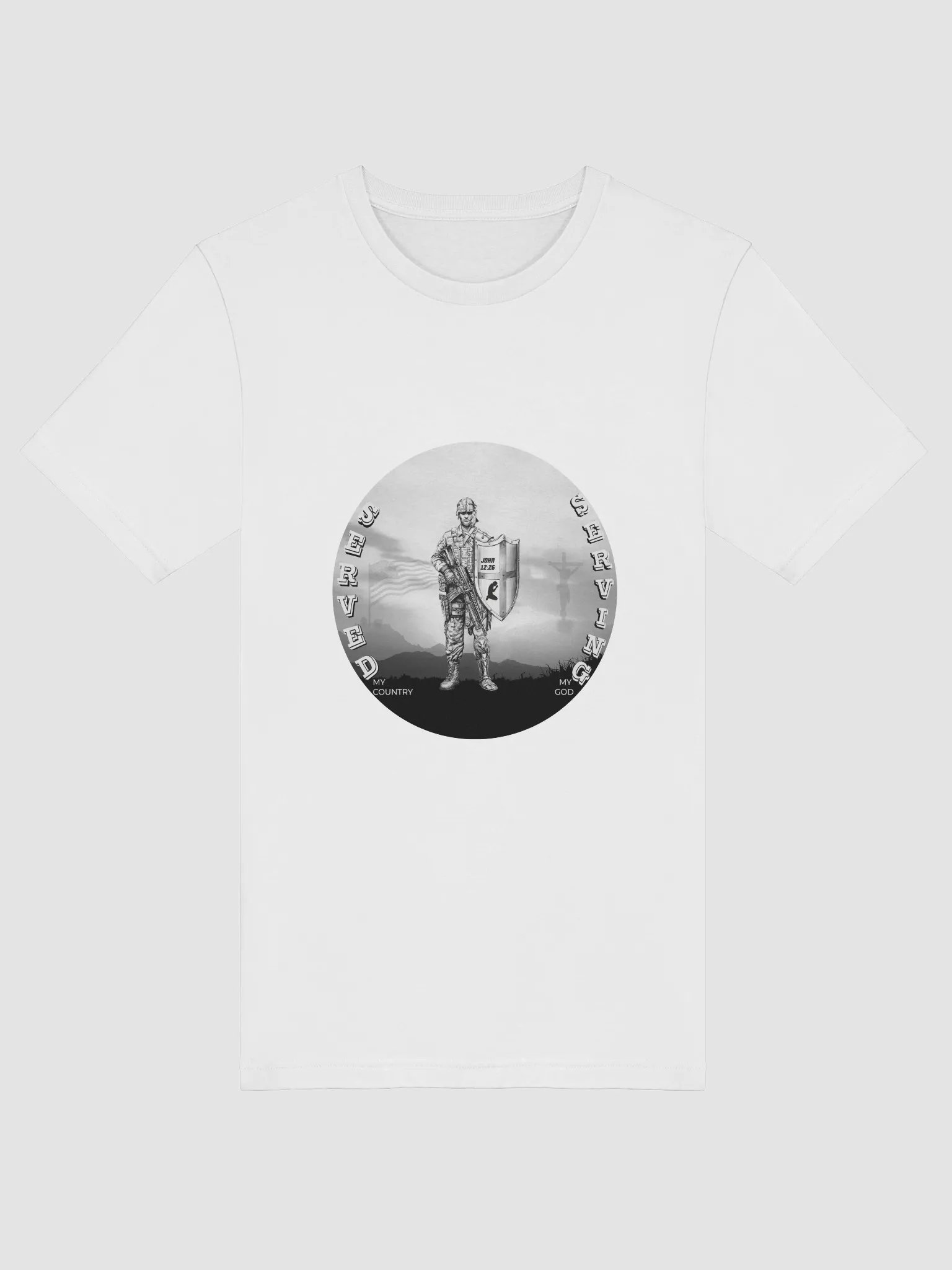 Served/Serving (Short sleeve T) One sided print product image (6)