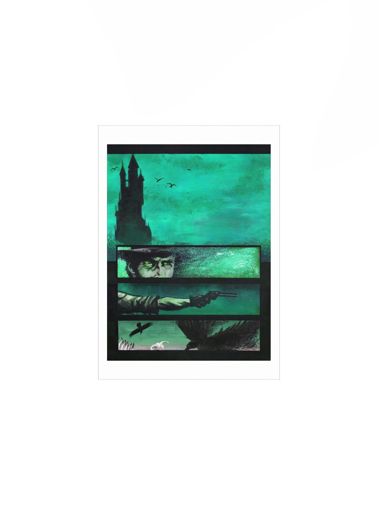 Dark Tower print (green) product image (5)