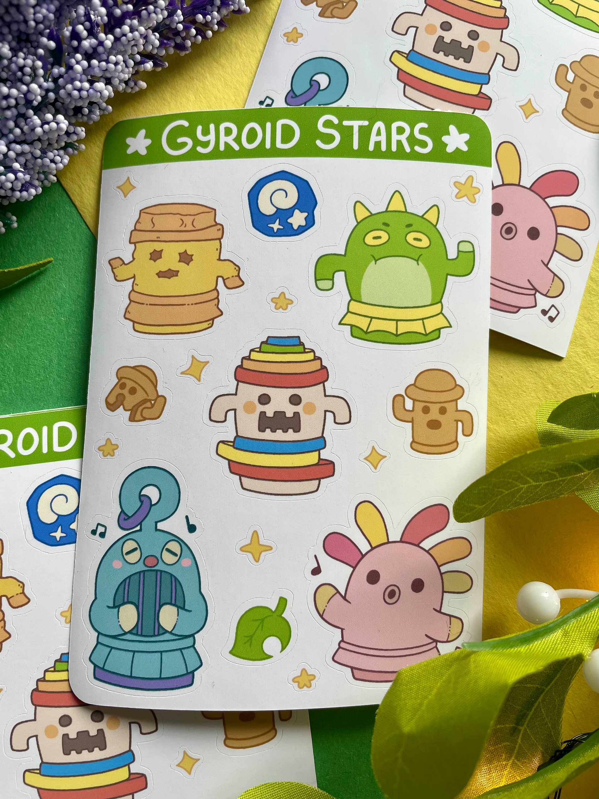 Gyroid Stars Sticker Sheet product image (1)
