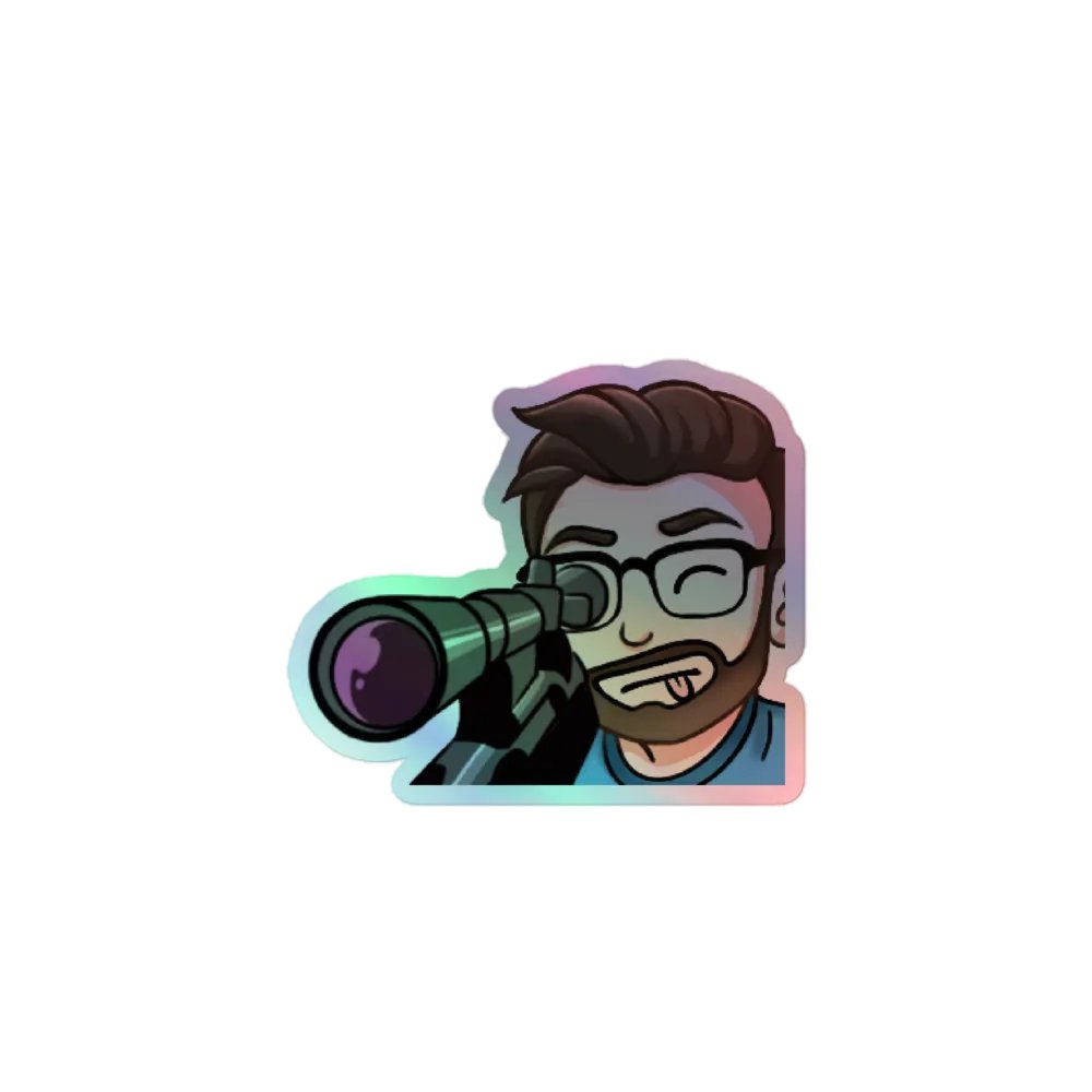 Holographic Sniper Matty Sticker product image (1)