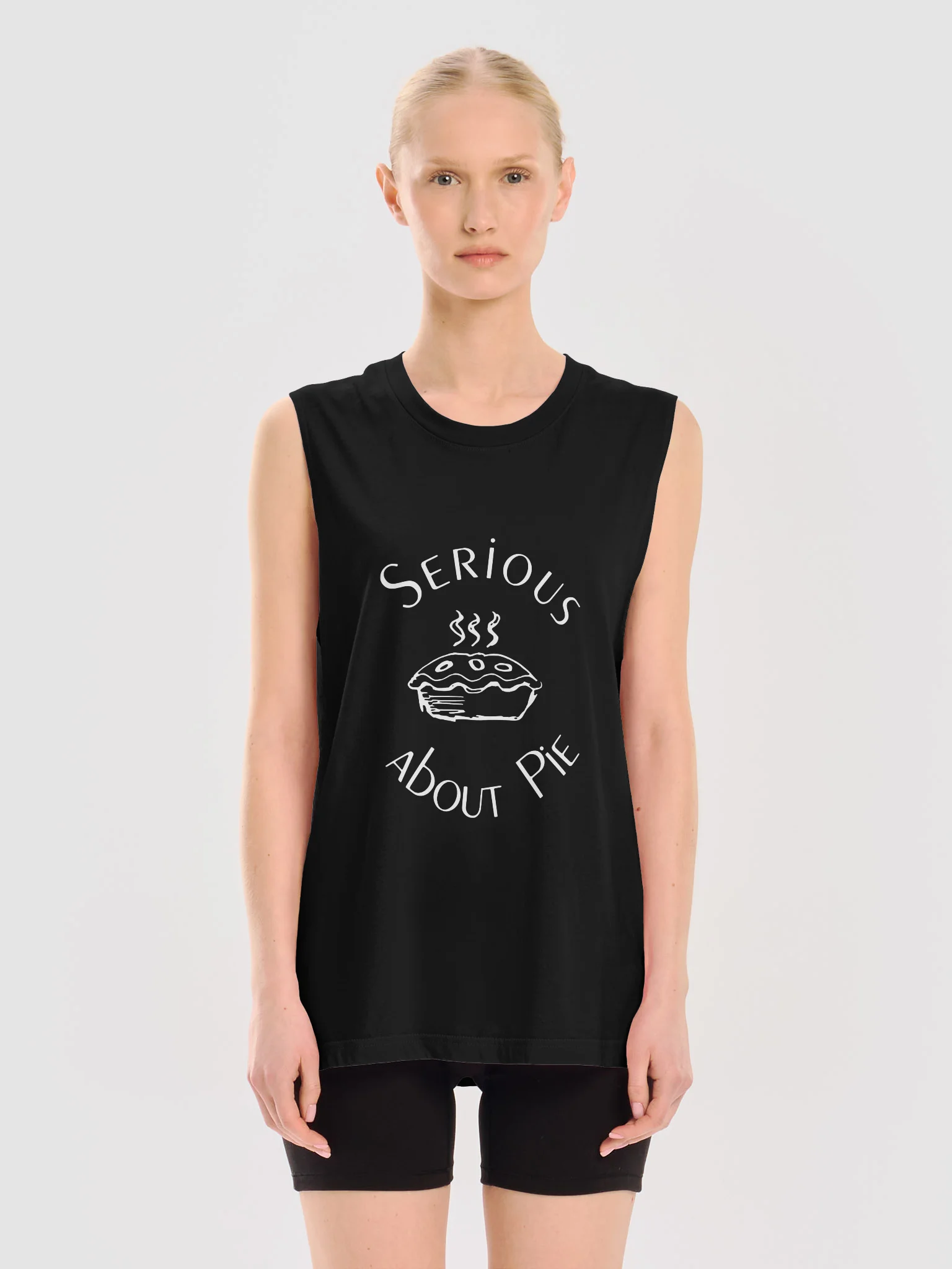 Serious About Pie Muscle Tank, Dark product image (3)