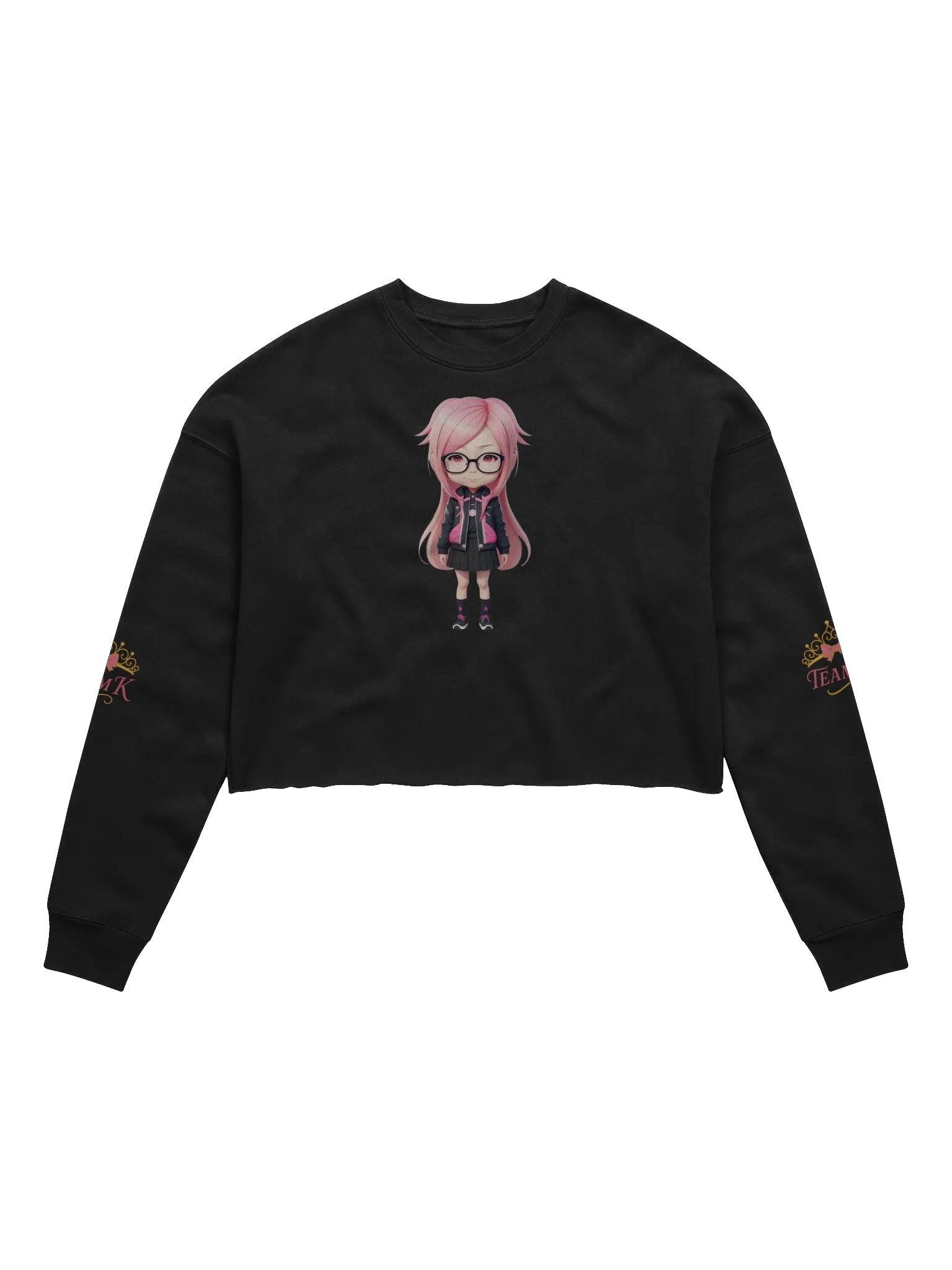 (PINK CHIBI) K Crop Sweatshirt product image (1)