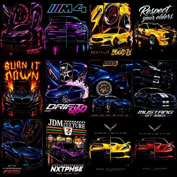 160 JDM Designs for Dark Shirts product image (6)