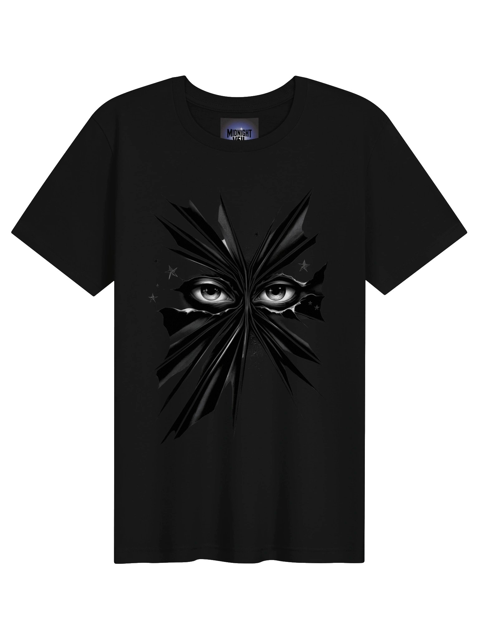 Midnight Veil Shattered Gaze T-Shirt product image (1)