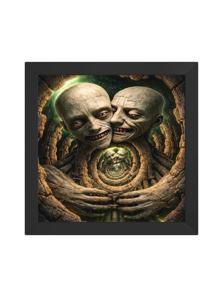 The Twin Within Droste Wall Art - Stone Fracture Recursion product image (1)