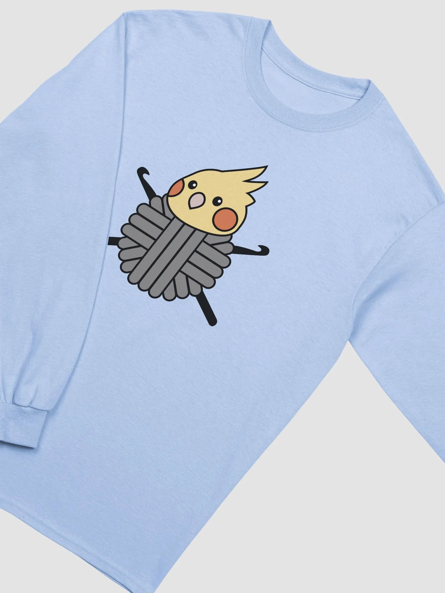 Crochet Cockatiel - Long Sleeve Shirt product image (3)