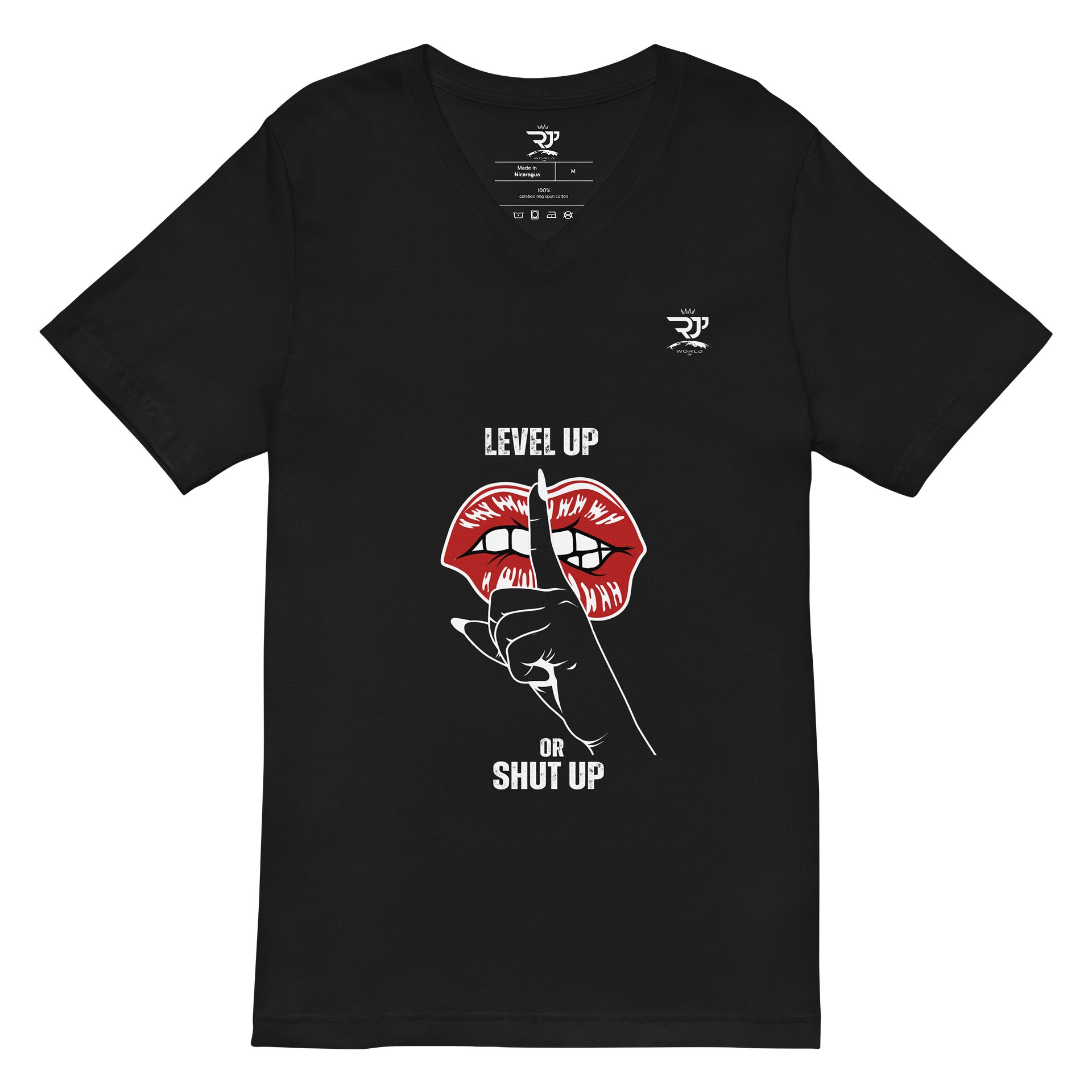 RJJ World Slogan Tee – Level Up or Shut Up product image (2)