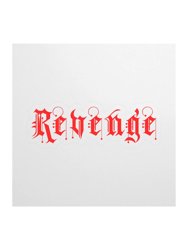 Revenge Red Sticker product image (2)