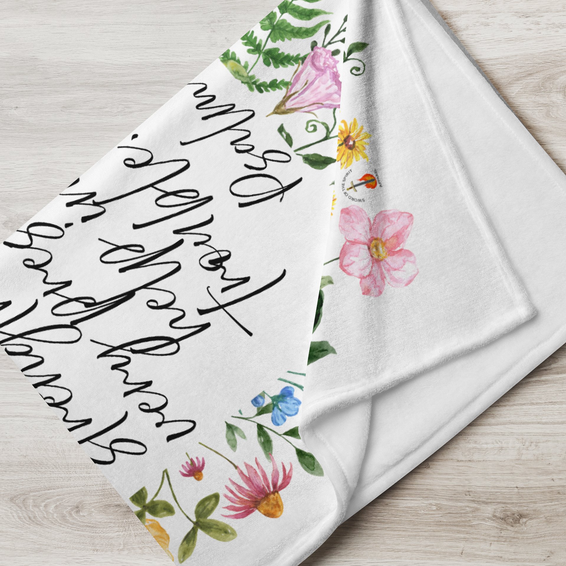 Psalm 46:1 Throw Blanket product image (2)
