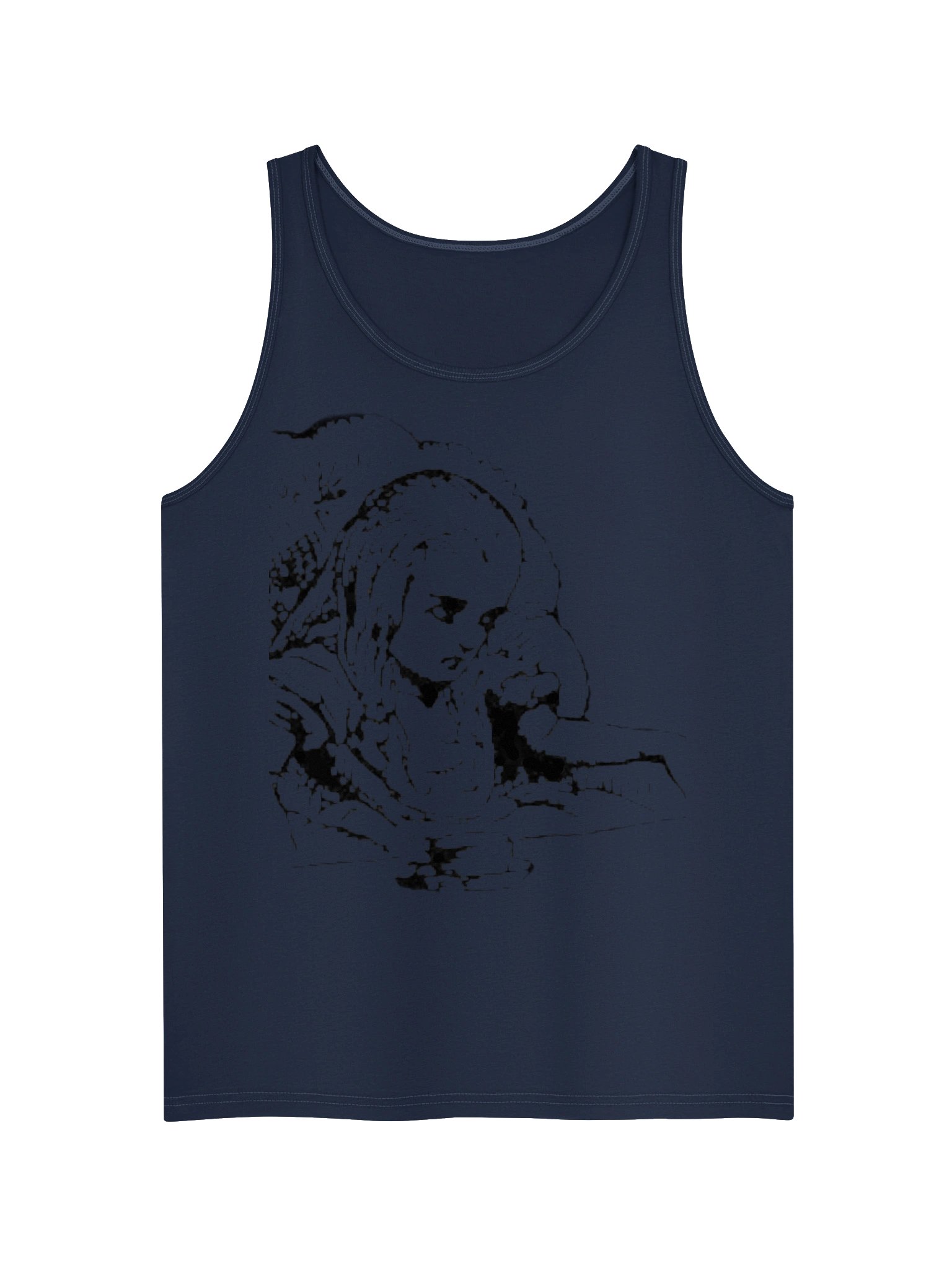 Alice Mad Tea-Party Unisex Cotton Jersey Tank, Original John Tenniel Illustration product image (1)