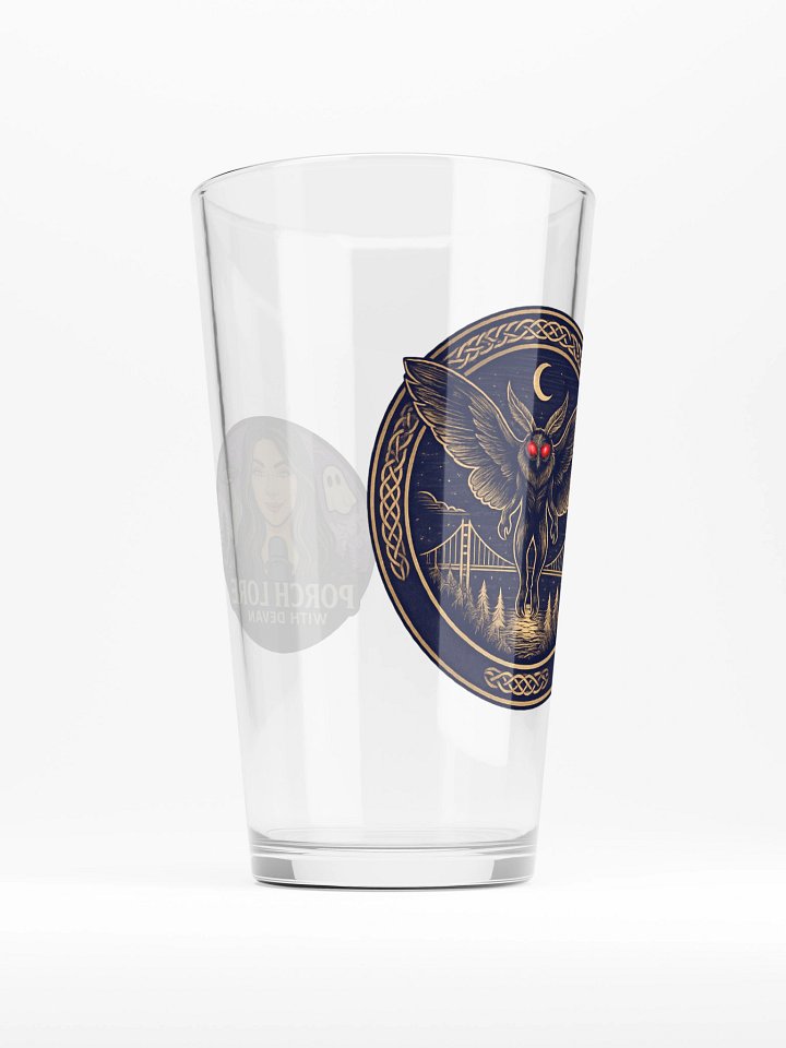 MOTHMAN EMBLEM SHAKER PINT GLASS 16oz product image (2)