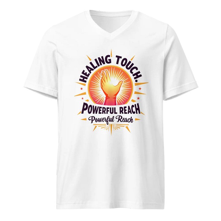 Radiant Healing Touch V-Neck Tee product image (1)