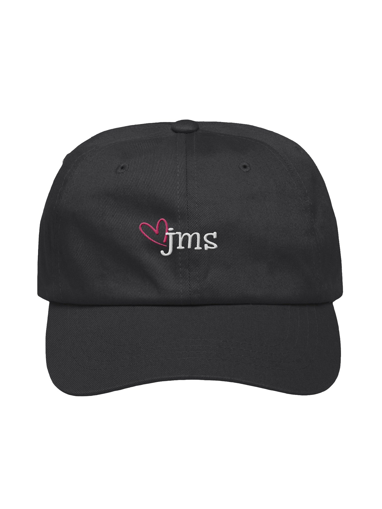 jms classic black dad hat product image (1)