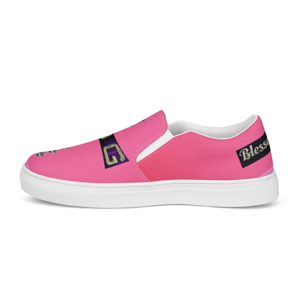 BBG Pink Diamond Cross Women's Slip On product image (10)
