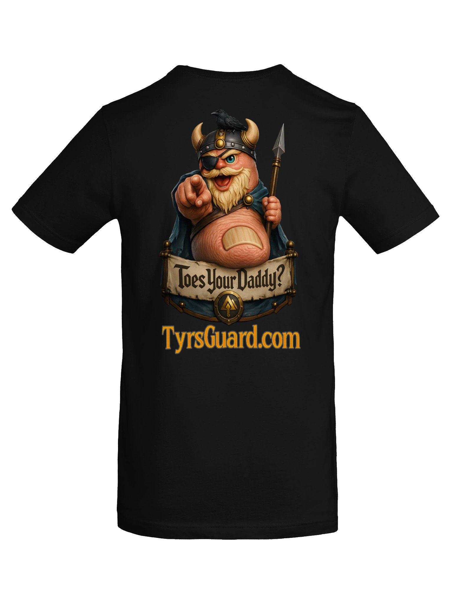 Toedin "Toes Your Daddy?" T-Shirt Front and Back product image (57)