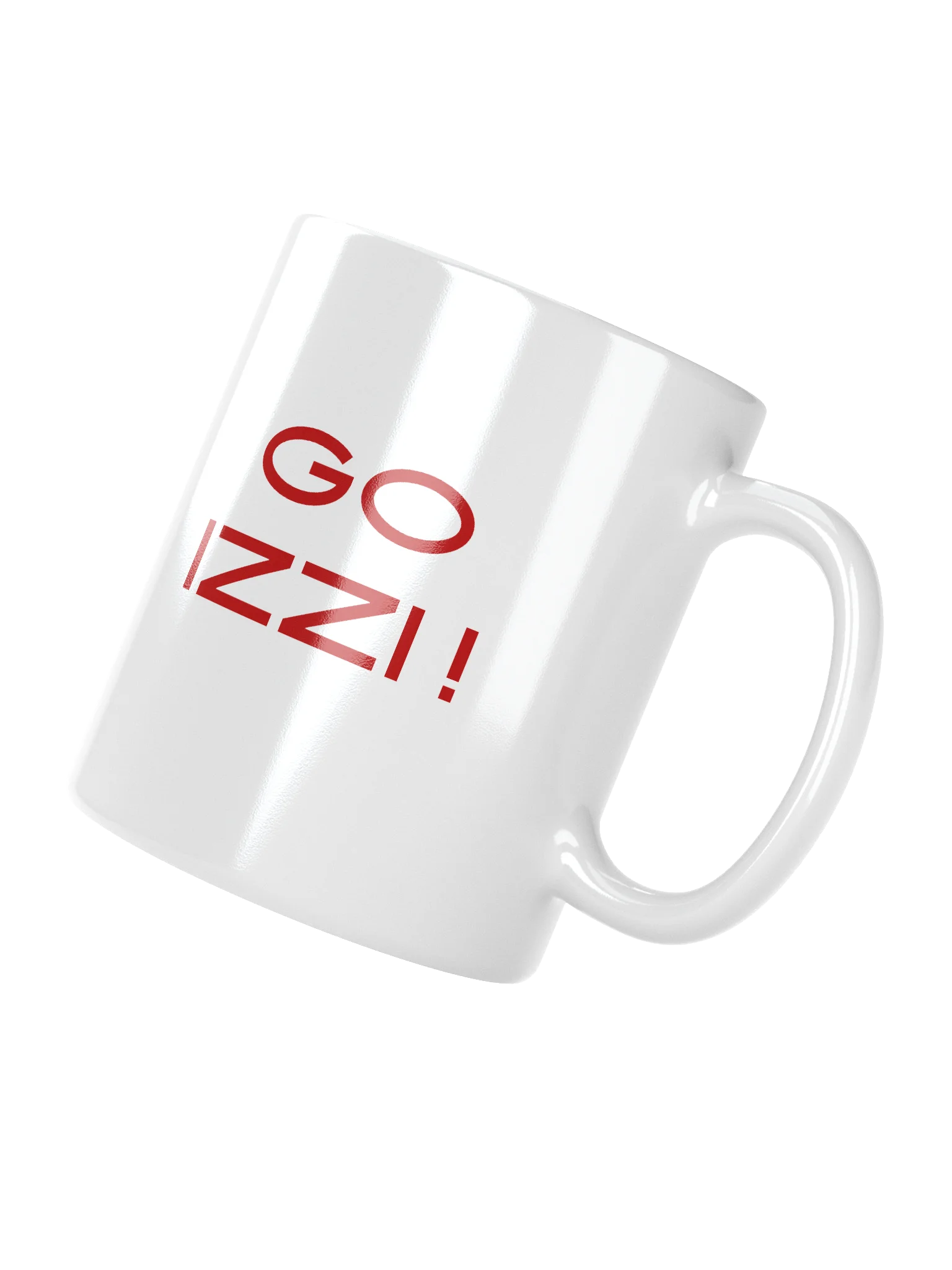 Go Izzi! - White Mug with Red Letters product image (2)