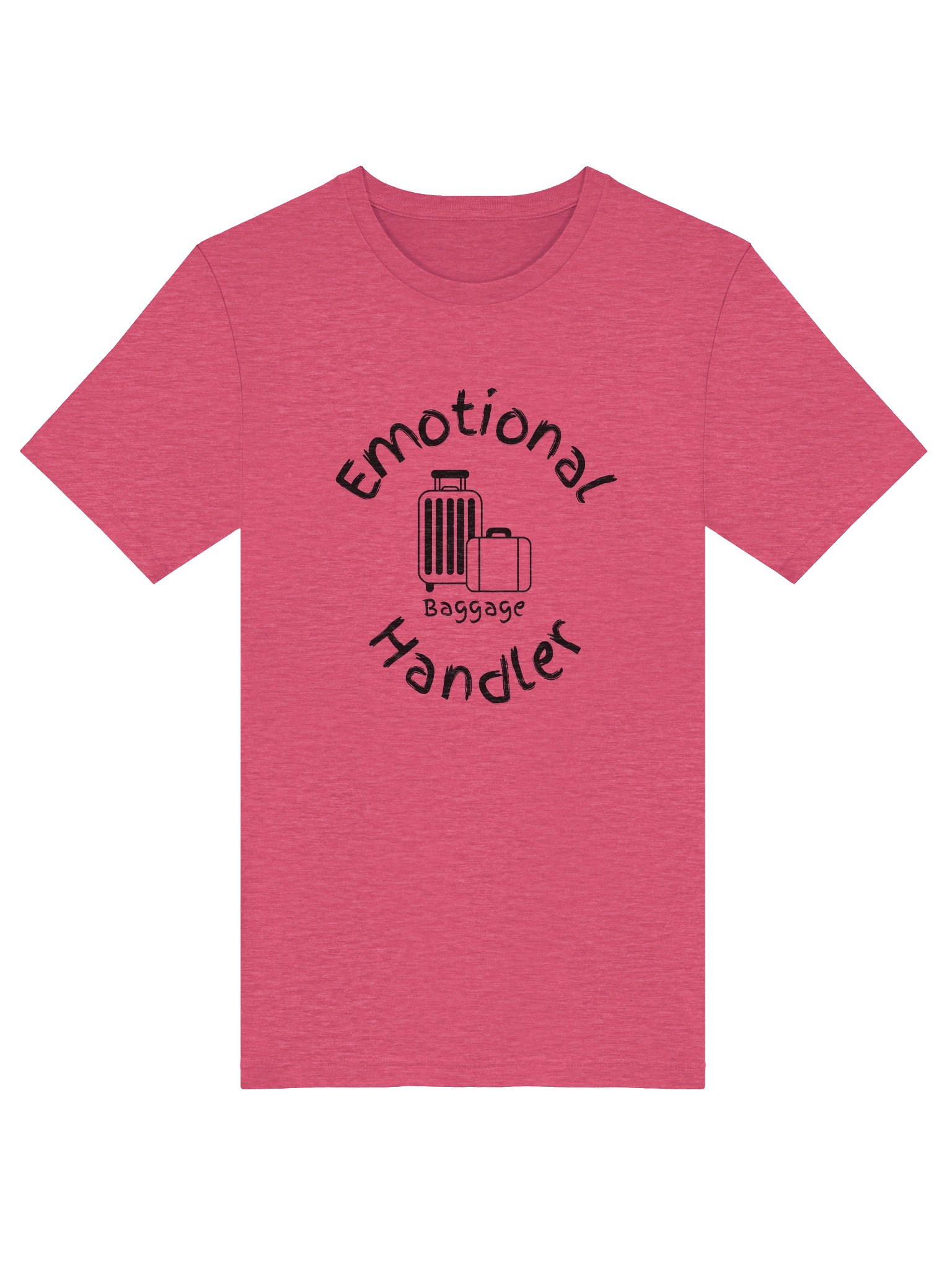 Emotional Baggage Handler T-Shirt-Black Baggage Graphic product image (1)