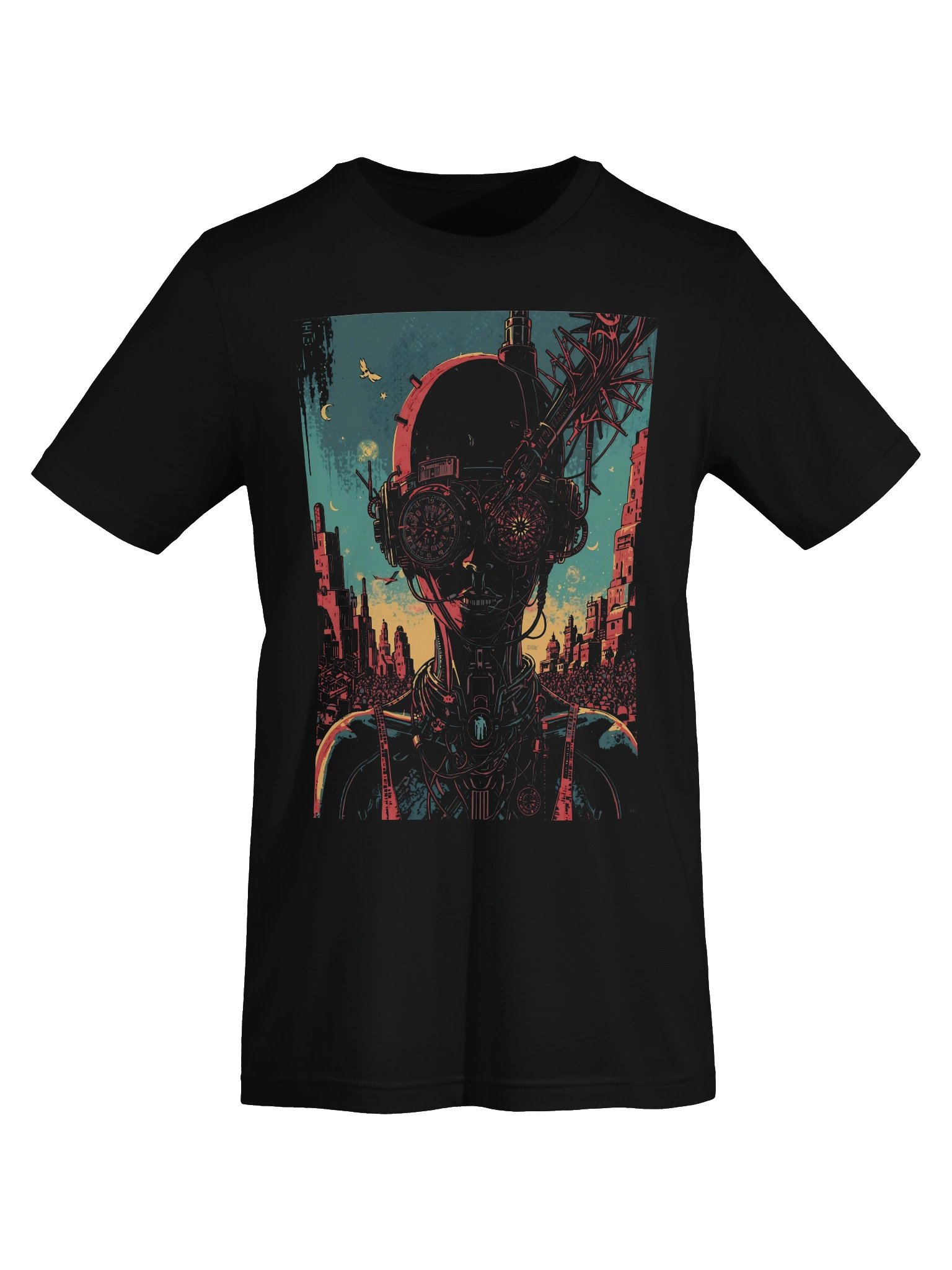 Future Dystopia Glitch Lightweight T-Shirt product image (4)