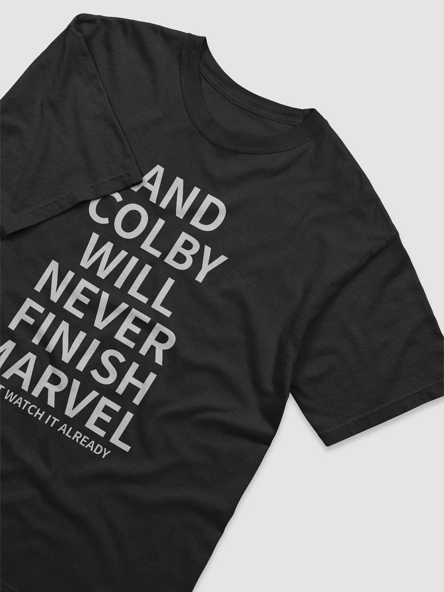 Colby Will Never Finish Marvel Tee product image (3)