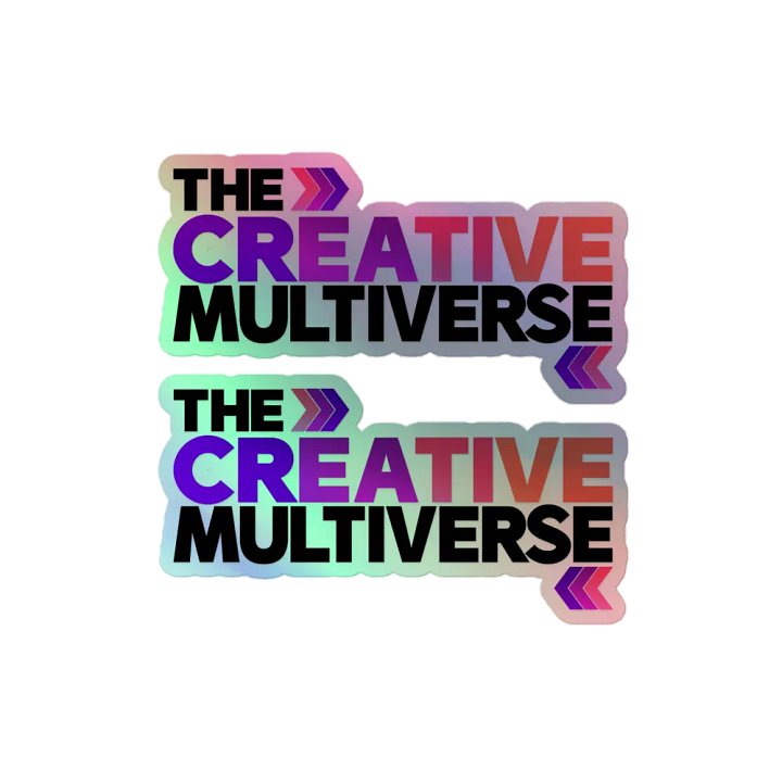 The Creative Multiverse Holofoil Sticker product image (2)