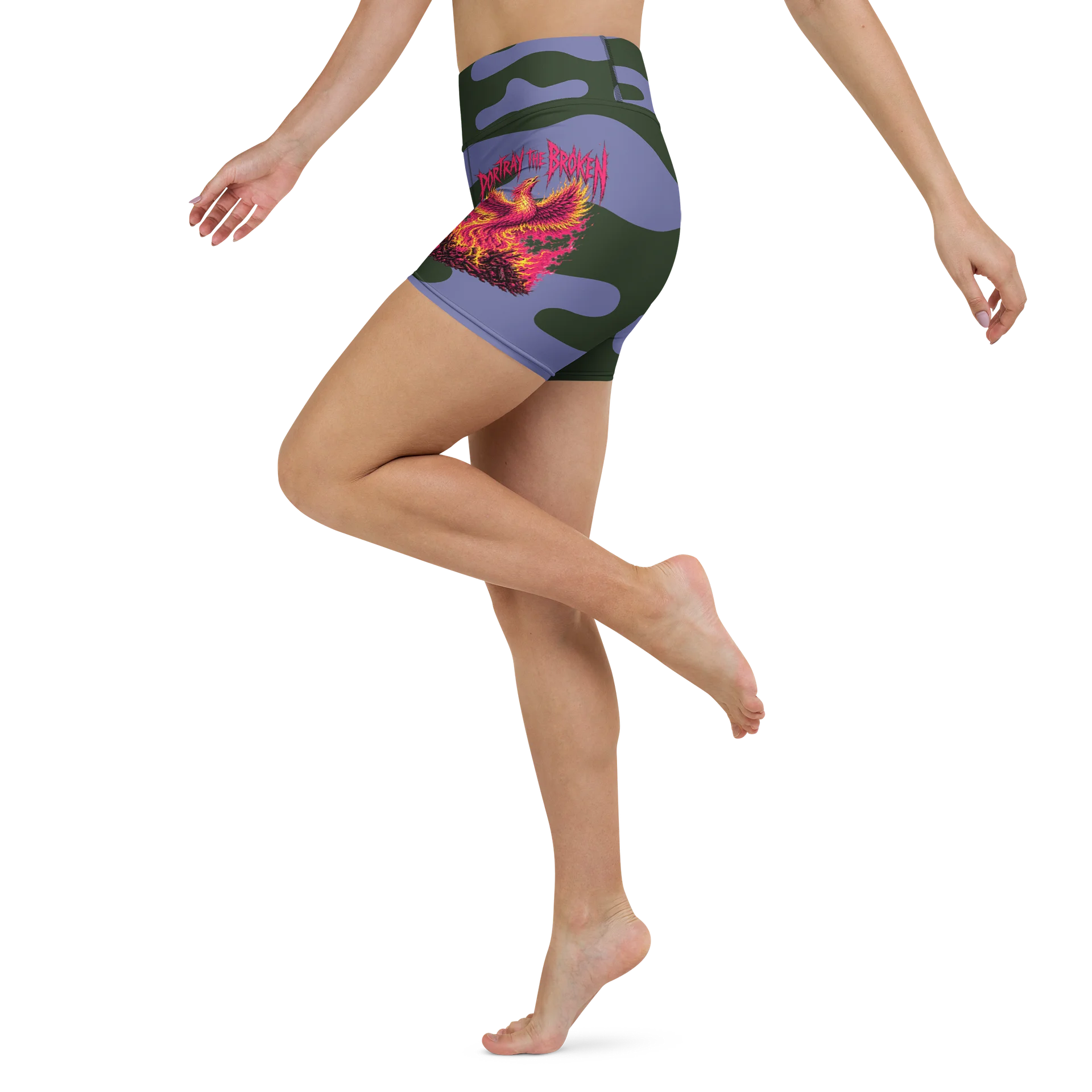 Portray the Broken Yoga Shorts product image (4)