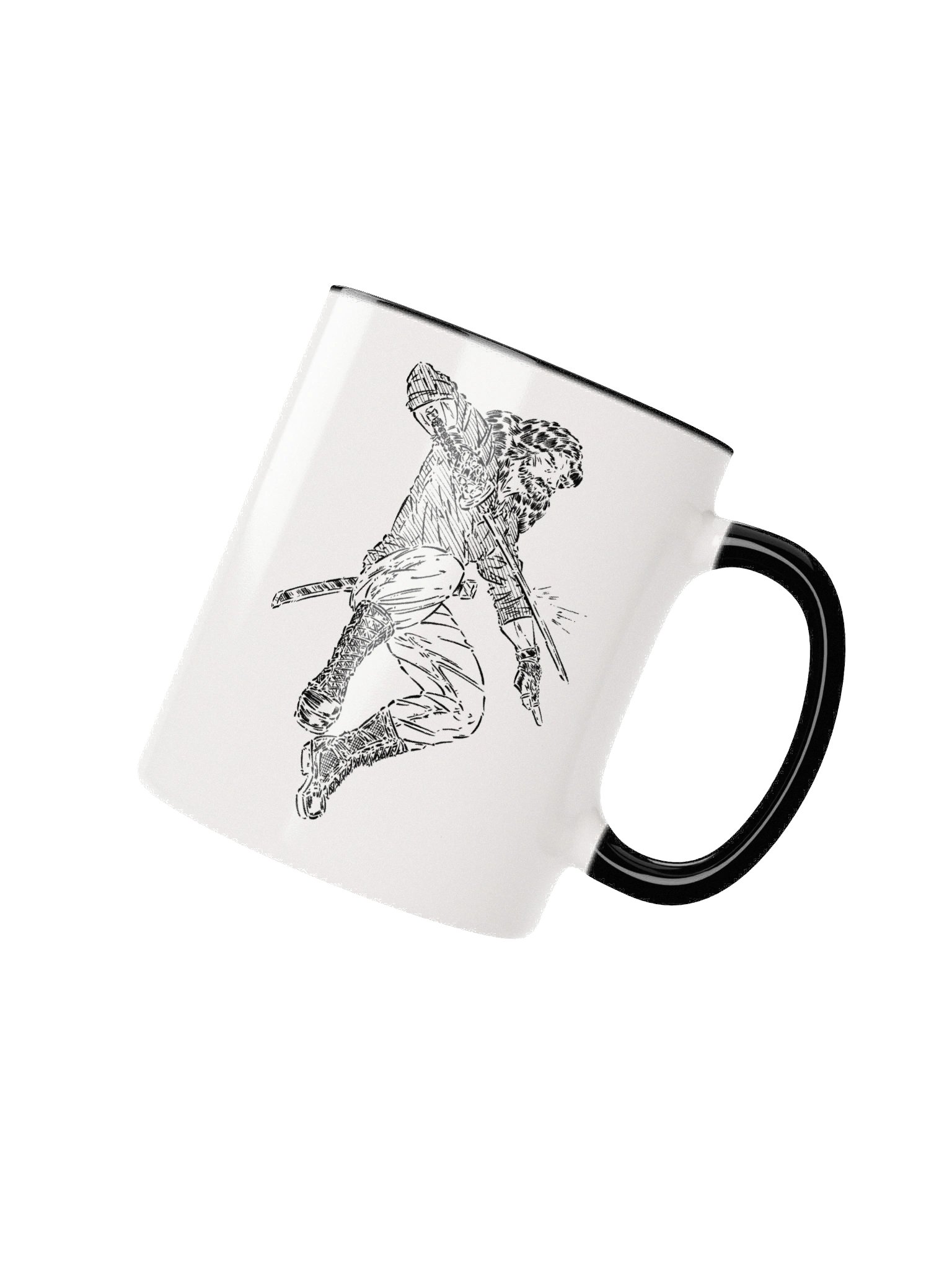 MEIFUMADO | Daisuke | Black & White Mug product image (2)