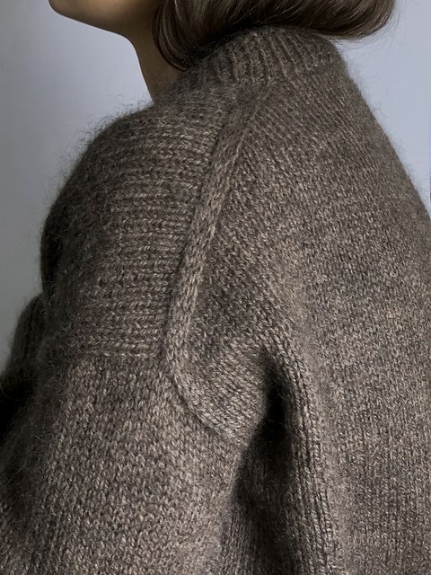 Mono_Boxy Cardigan Knitting Pattern product image (3)