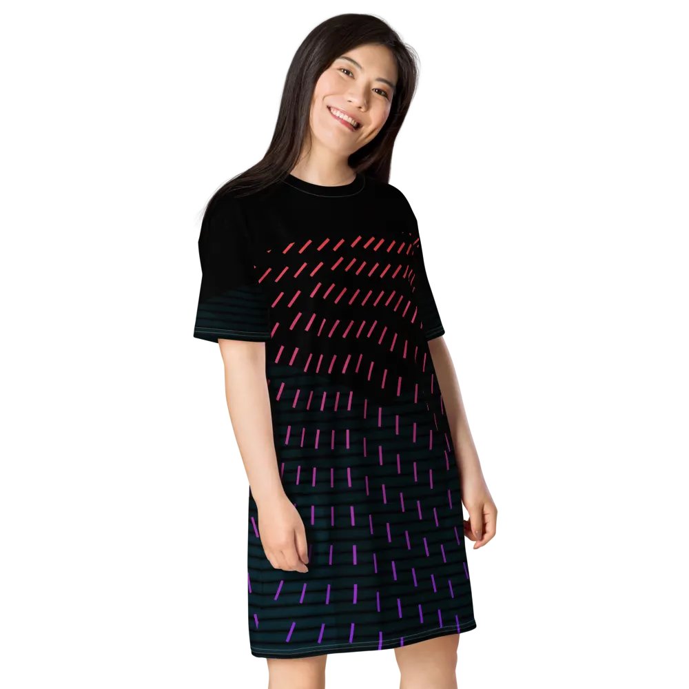 Chromatic Wave All-Over Dress product image (5)
