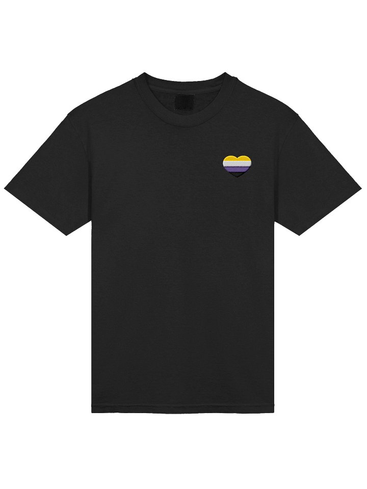 Nonbinary Pride Embroidered T-Shirt product image (1)