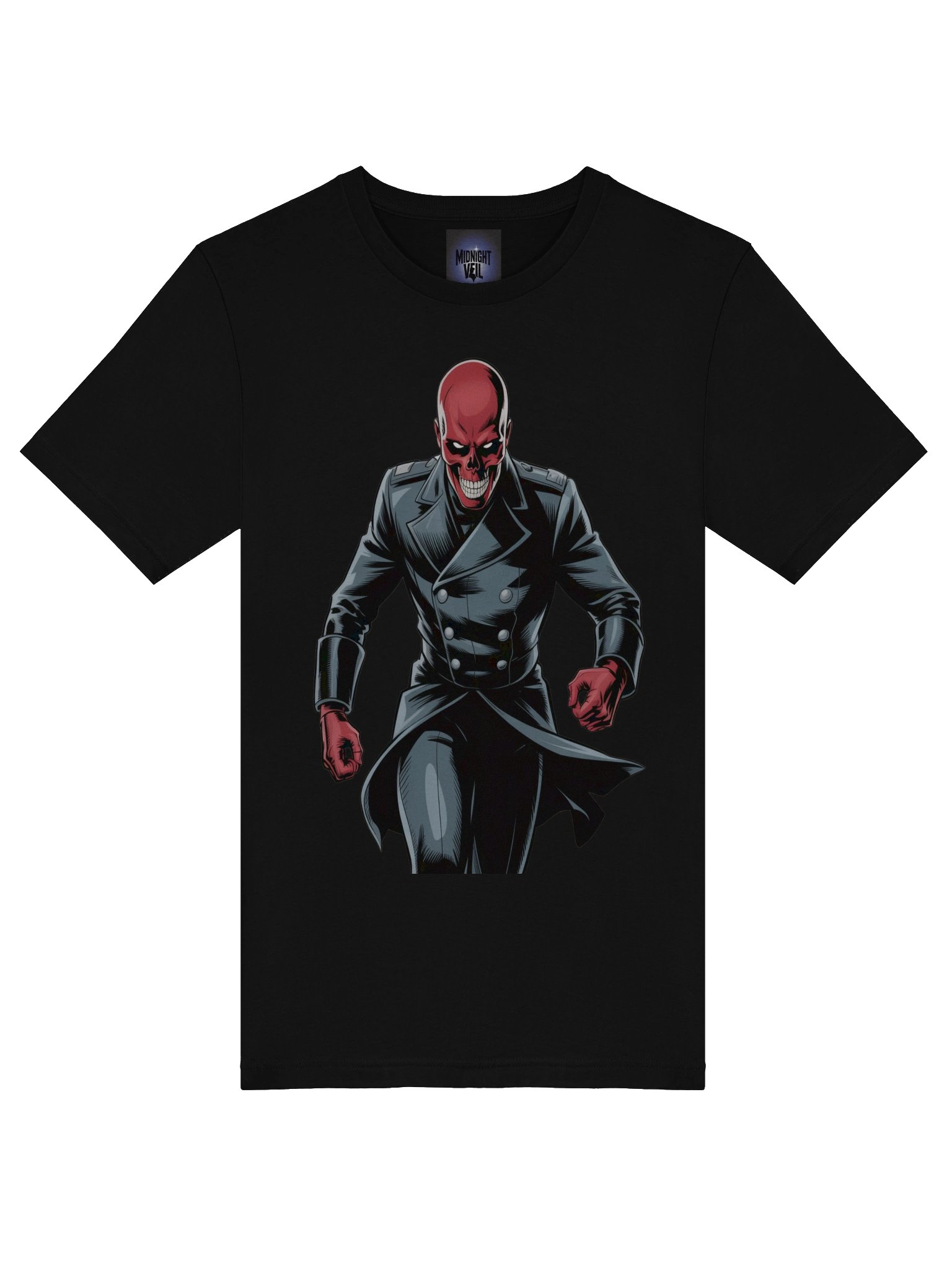 Hydra's Whisper: Red Skull Supersoft Graphic T-Shirt product image (7)