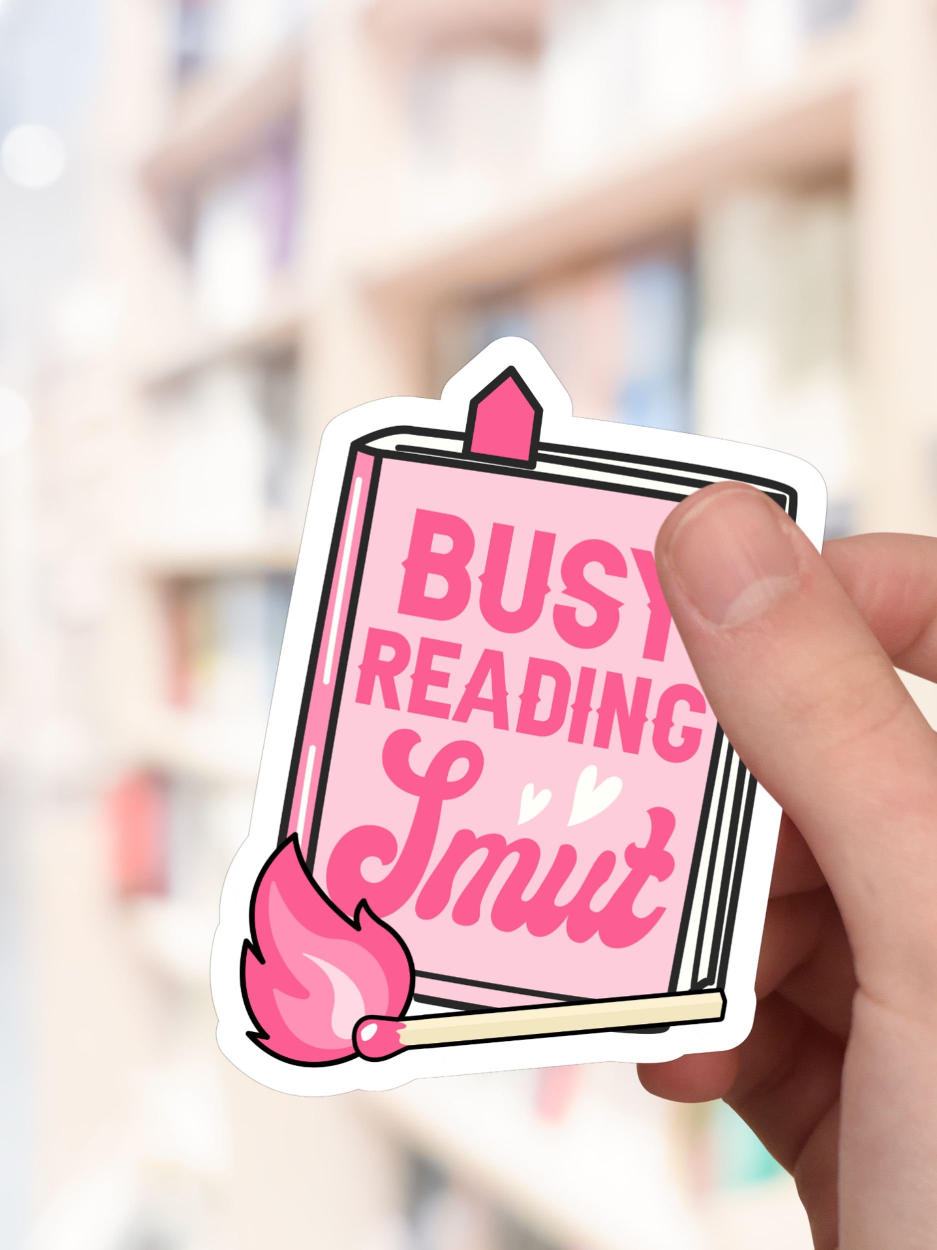 Busy Reading Smut Sticker product image (1)